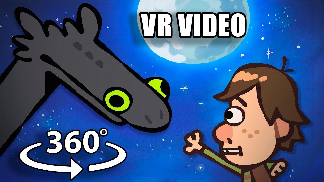 360° VR《驯龙高手》卡通版（无牙仔的舞蹈）