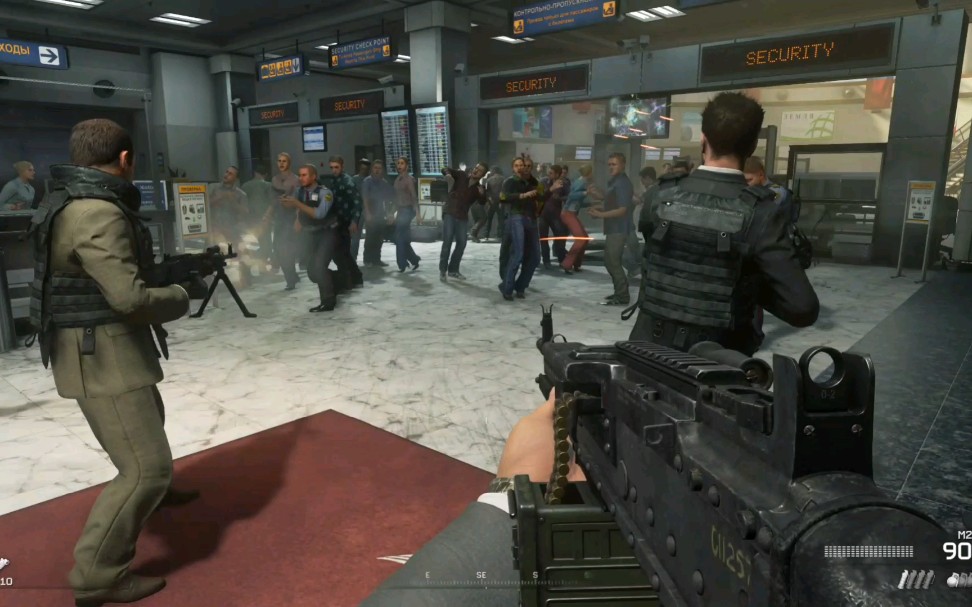【别说俄语】游戏史上最具争议关卡，机场卧底大屠杀