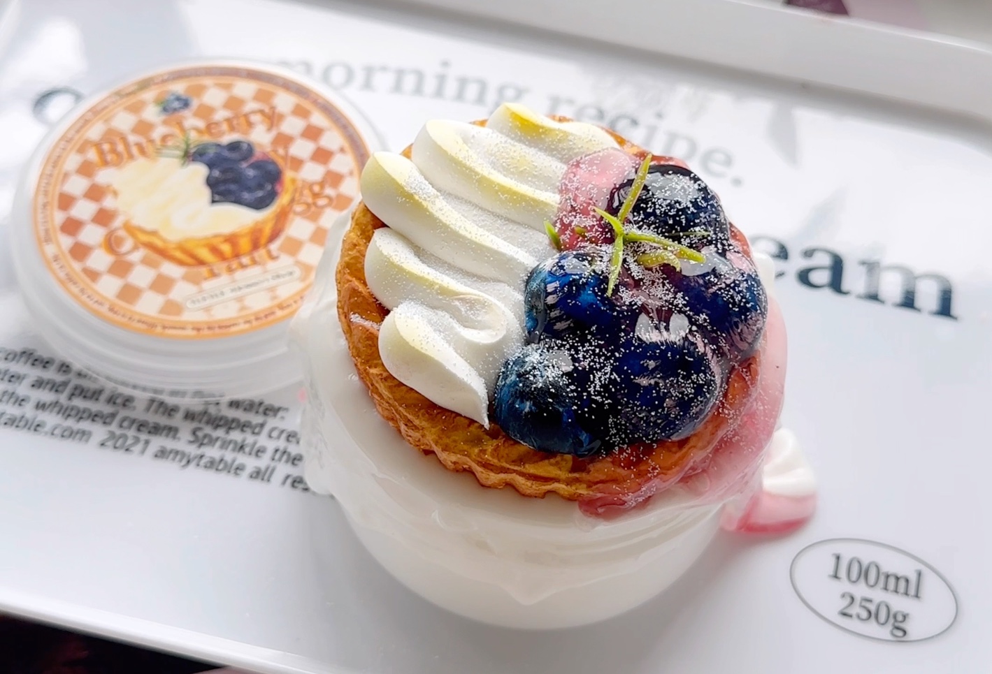 【蓝莓果酱奶酪挞】