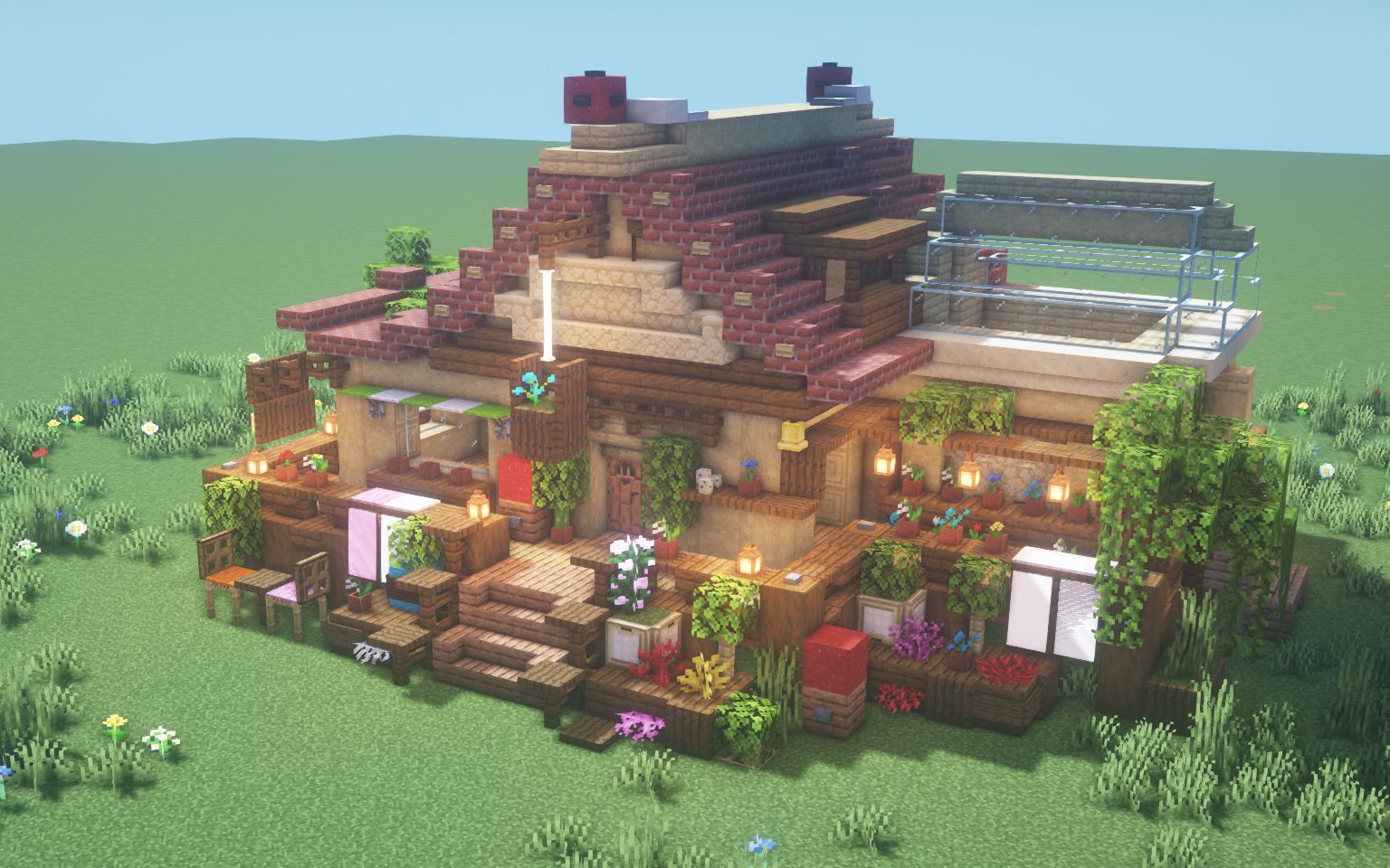 【我的世界】花园装饰想法 | Minecraft Garden Decoration Ideas! - 装饰创意_哔哩哔哩_bilibili