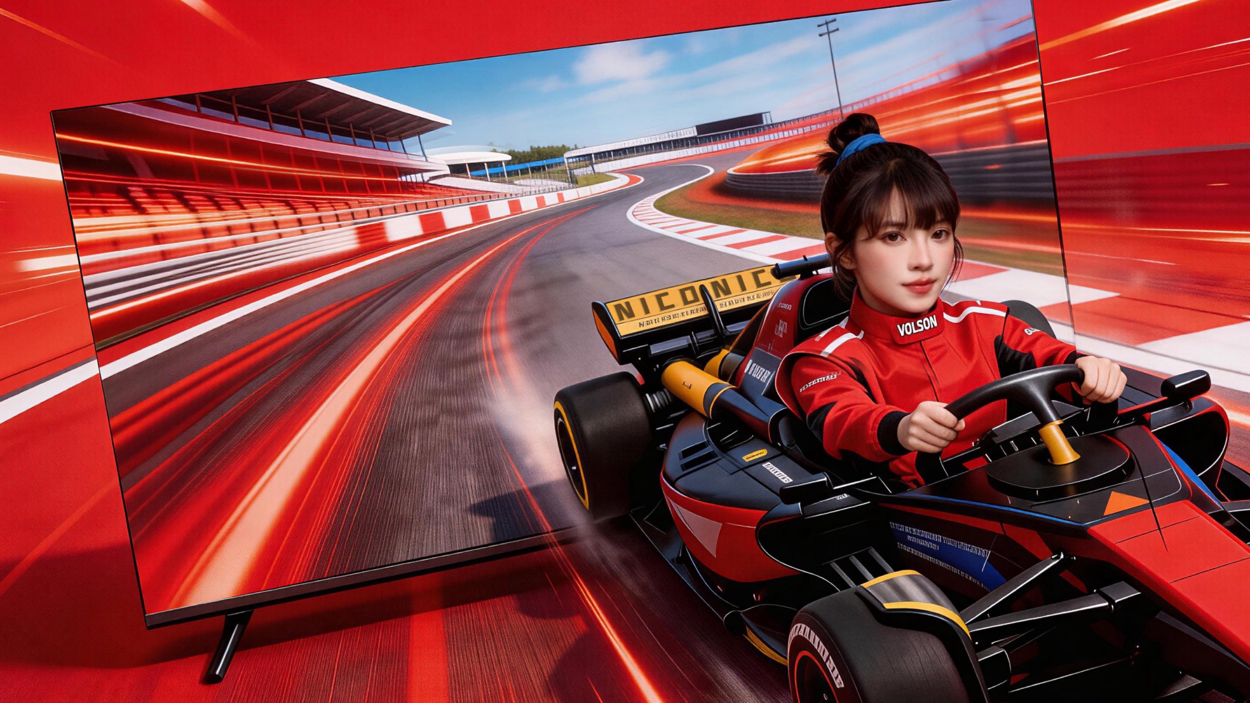 在家爽看F1！｜85吋 海信E7S Pro观看体验