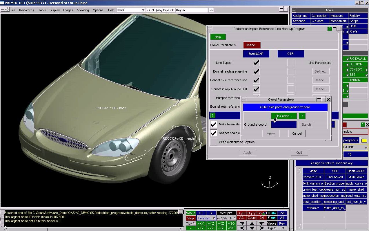 行人保护分析教程之一：使用Primer画线方法