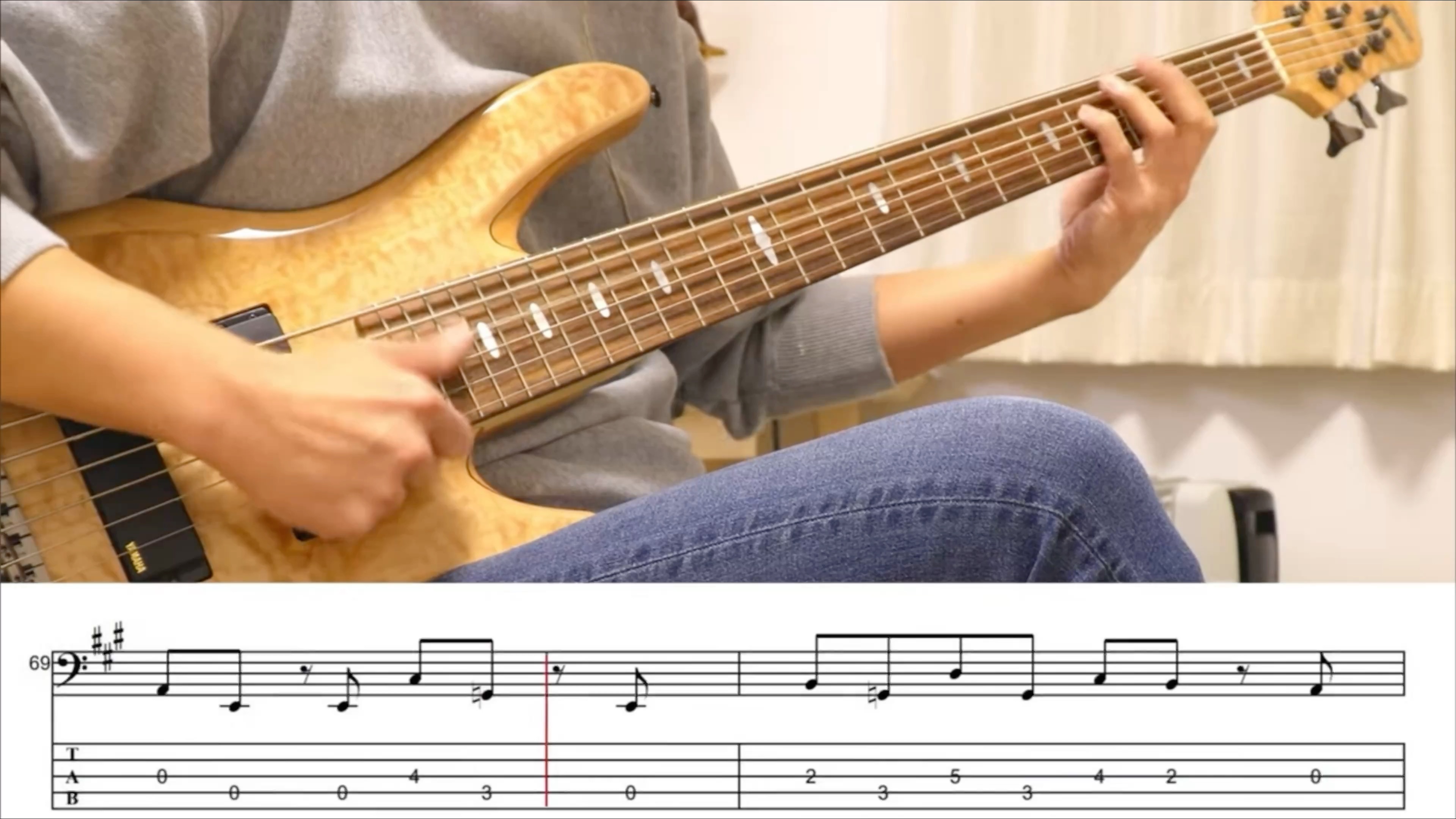 『Casiopea』Casiopea - Halle [Bass Cover) with Tabs