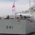深入参观访问日本的加拿大海军”渥太华“号护卫舰