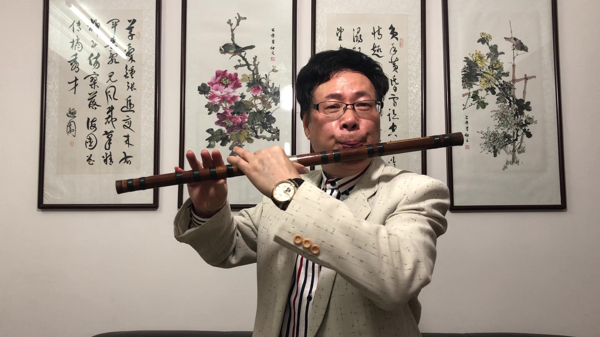 伍建胜笛子三五七讲解示范温州音协笛箫学会
