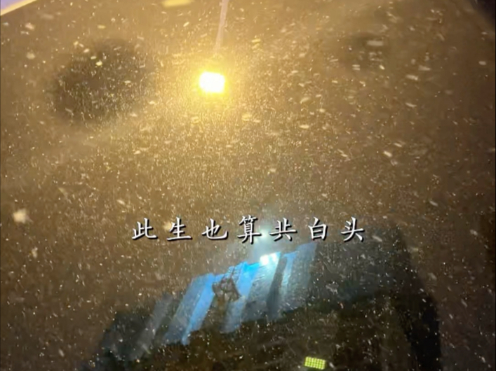 宝宝你看！下雪啦～2026年的第一场雪