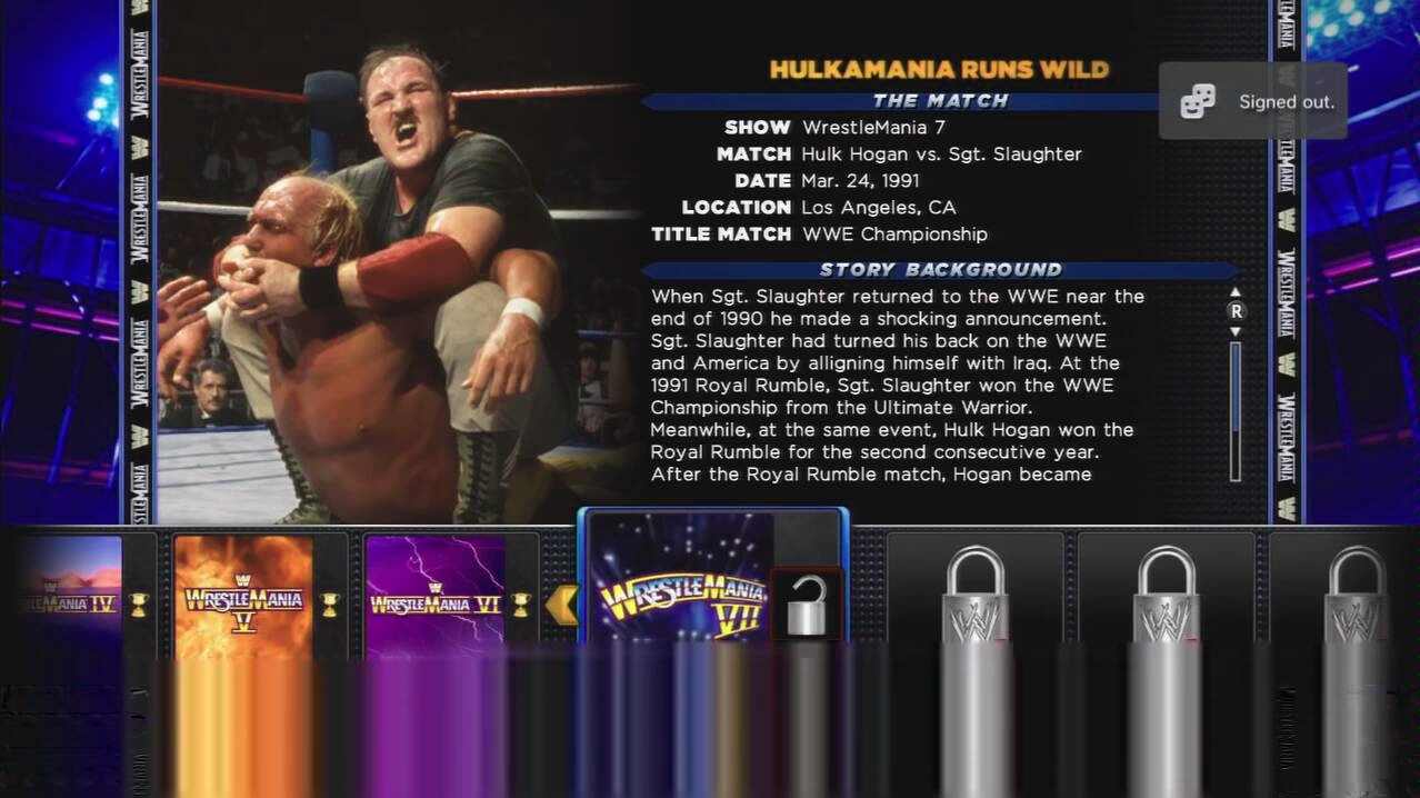 wwe2k14剧情模式8摔角狂热7hulkhoganvssgtslaughter