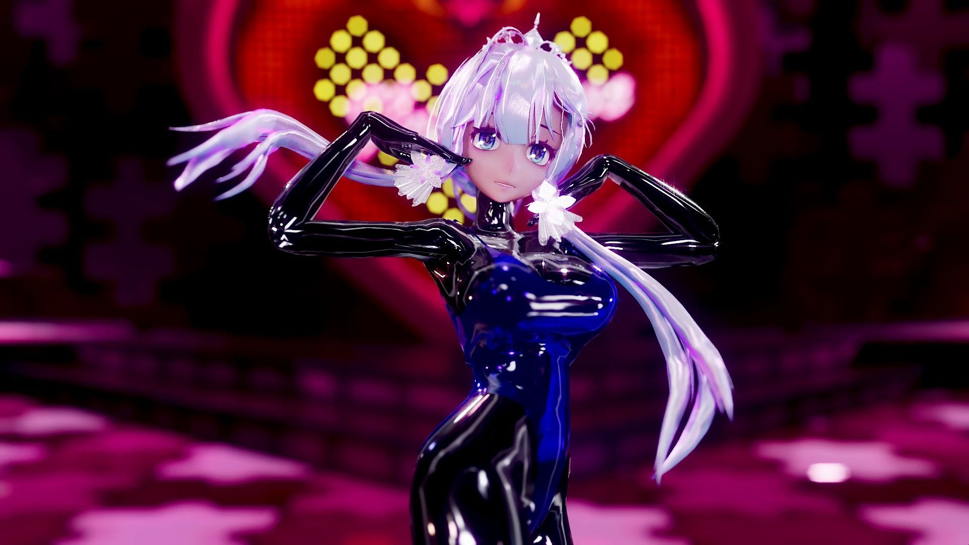 胶衣+泳装有没有搞头！！！20250902013 光辉死库水布料 Heart Attack