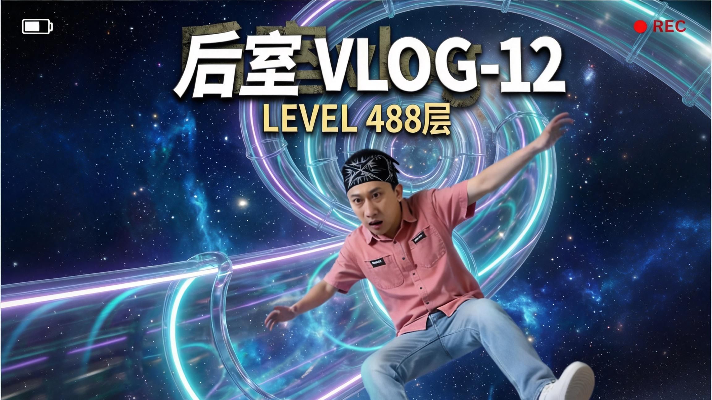 后室探险vlog-12，超现实太空滑梯…恐高慎入！【B站AI创作大赛-开放赛道】