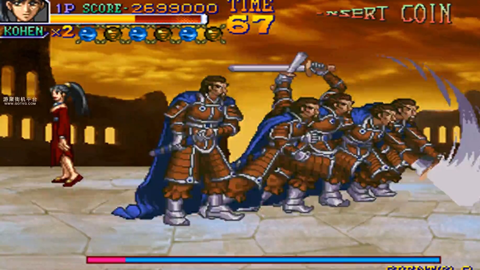 征战者原版困难单打禁球一币通关（玩家：钱学森）