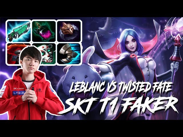 [英雄联盟]skt t1 faker李主任 天命妖姬带你飞
