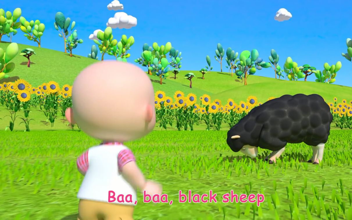 好玩的英语儿歌-Baa Baa Black Sheep