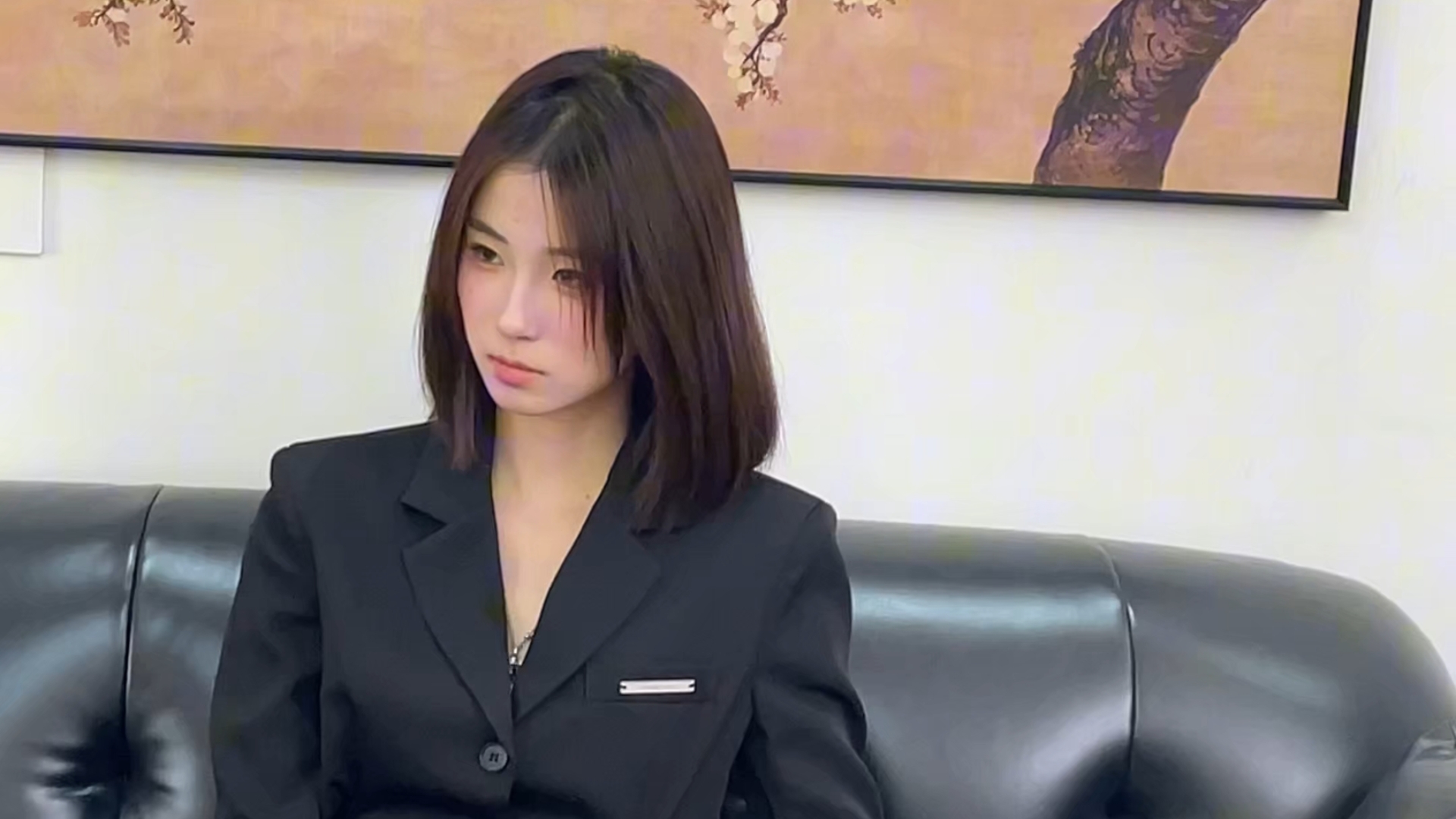 拍摄花絮089：黑色制服高跟鞋3
