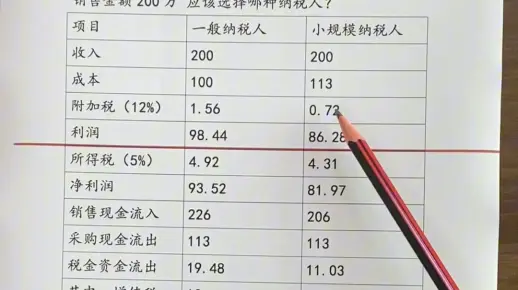 一般纳税人小规模纳税人应该怎么选
