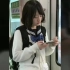 地铁偶遇一日本清纯学生妹，好萌好可爱