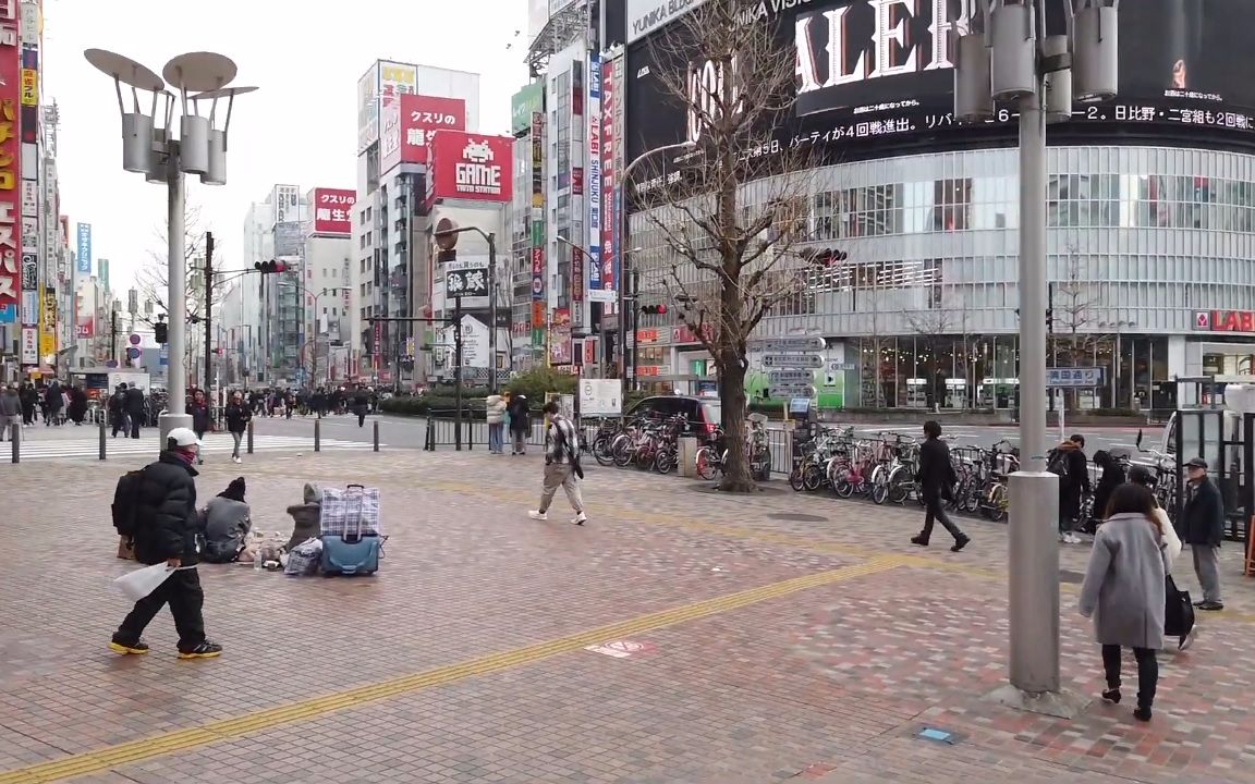 超清日本漫步东京新宿駅地下商业街20202