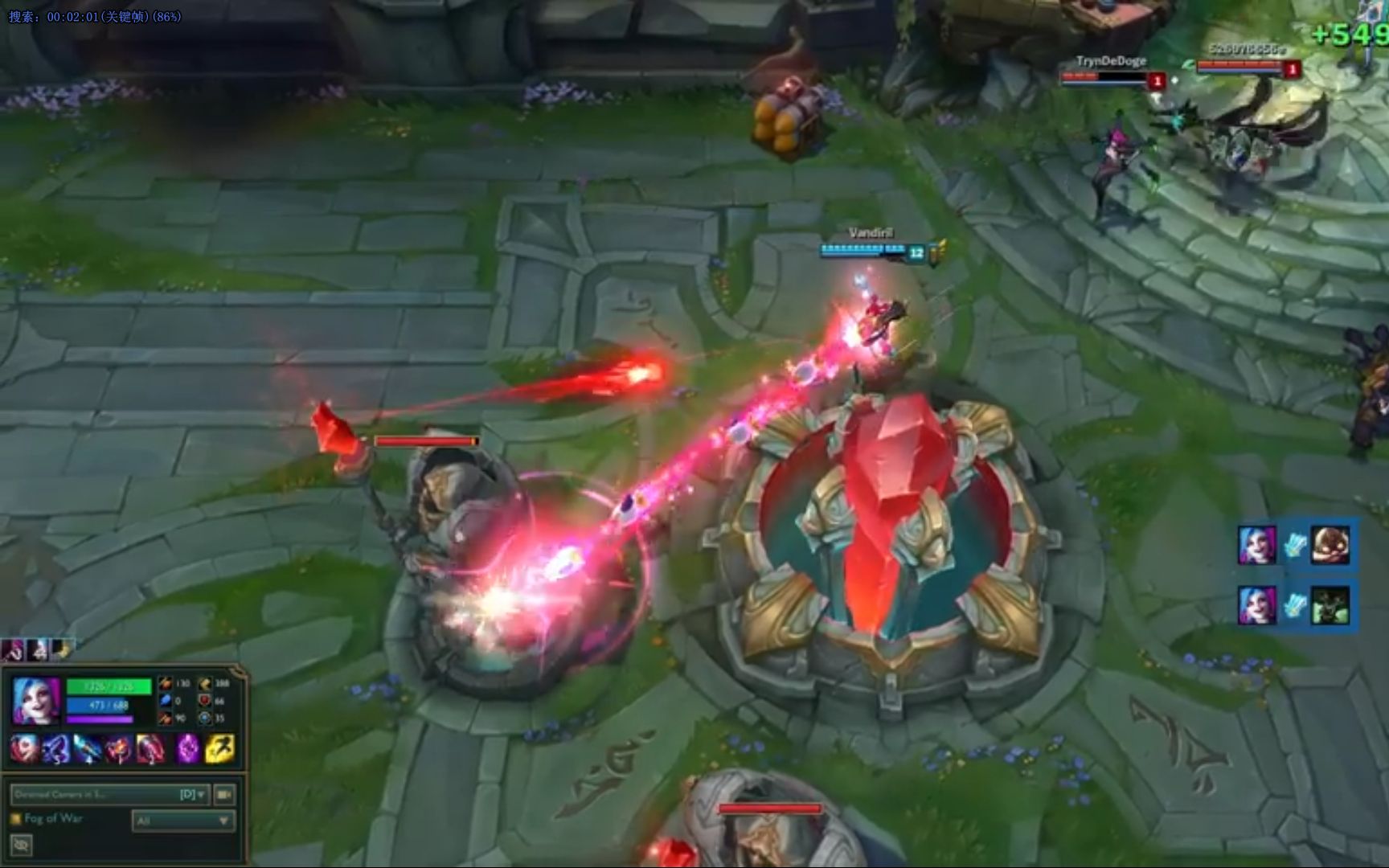 wtf lol90攻速的金克丝 用或其他应用扫描二维码 点赞 https://youtu