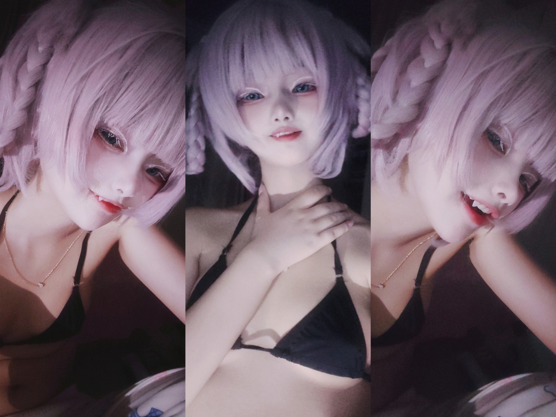 掐脖吻嘛我的脖子只需要两根手指哦