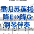 经典意大利歌曲《重归苏莲托》降E→降G调钢琴伴奏，适用于男高音