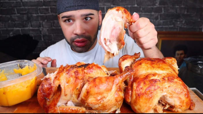 The Bro｜两整只Costco烤鸡｜轻语、咀嚼音