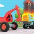 火車要脱轨了，儿童动画 益智 早教 育儿 玩具 启蒙 卡通 汽车玩具 动画片