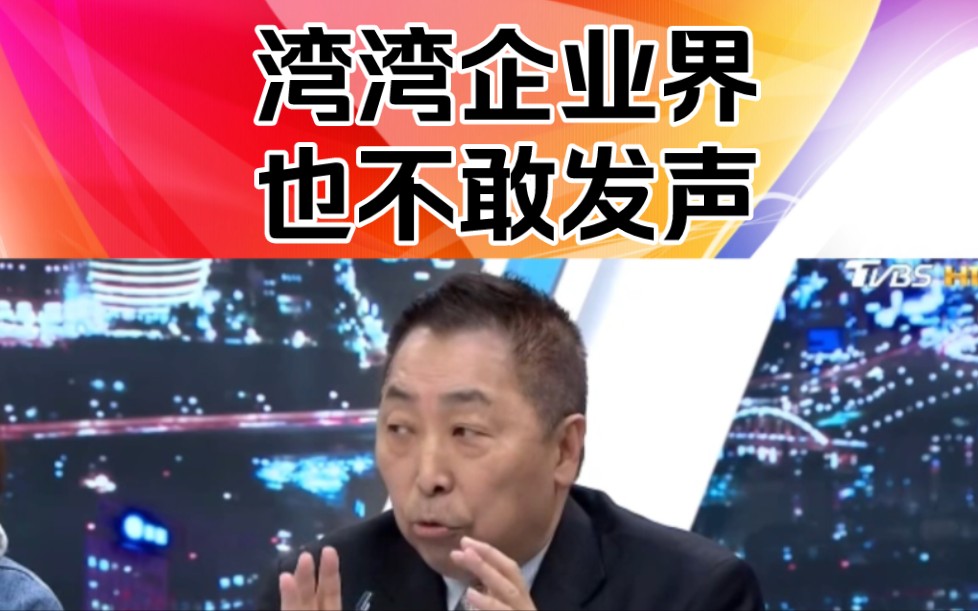 唐湘龙:湾湾企业界不敢发声!哔哩哔哩bilibili