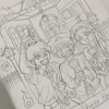 地缚少年花子君漫画封面临摹过程