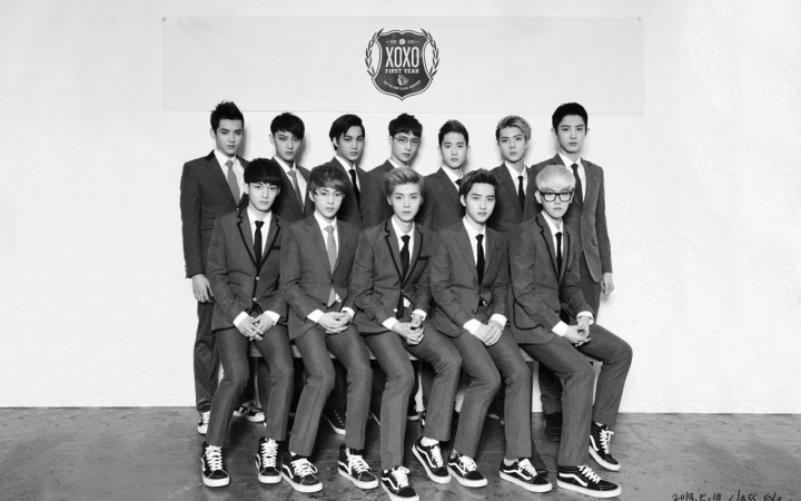 exo - growl 2014首尔时装秀 现场版