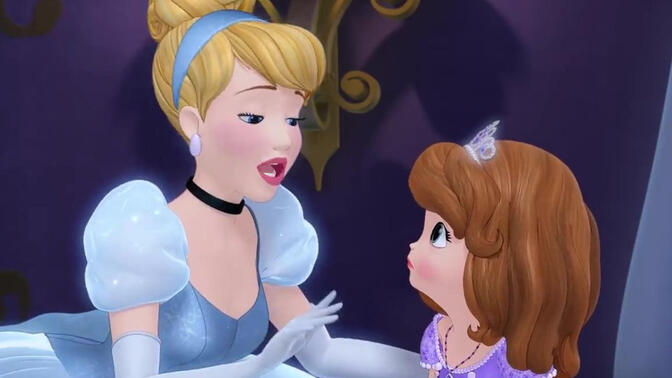 索菲亚小公主遇见迪士尼公主们Every Time Sofia Meets a Disney Princess Disney 乐佩 贝儿 睡美人 小美人鱼