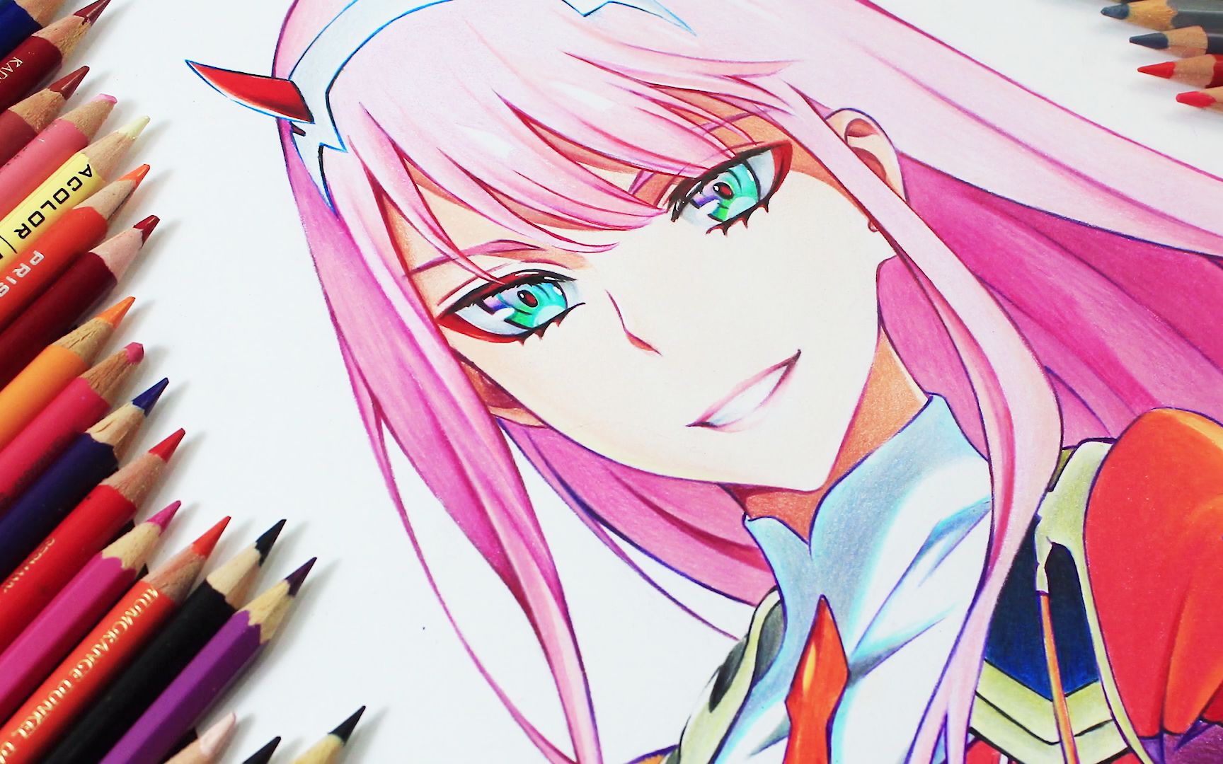 painting手绘zerotwo02fordarlinginthefranxx