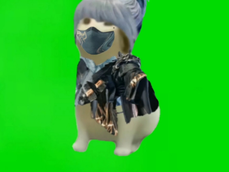 三角洲行动骇爪水墨云图皮肤绿幕素材