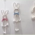 Macrame编织小兔子挂件（材料明细见简介）