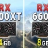 RX 6600 8G vs RX 6500XT 4G  显卡对比（1080P分辨率测试，CPU为R5 5600X）4K视