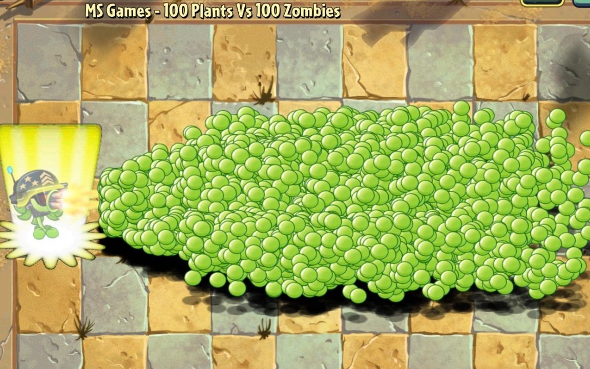 PvZ 2 挑战 100 种 1 级植物对战 100 只法老僵尸 哔哩哔哩