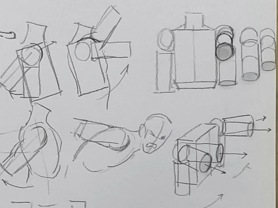 四肢运动｜抬手臂不带肩膀转动？其实胸腔倾斜才是关键，动态作画必看！