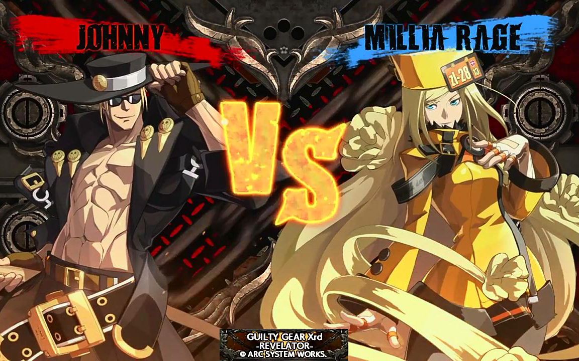 【罪恶装备启示录】顶尖玩家对决 johnny vs millia