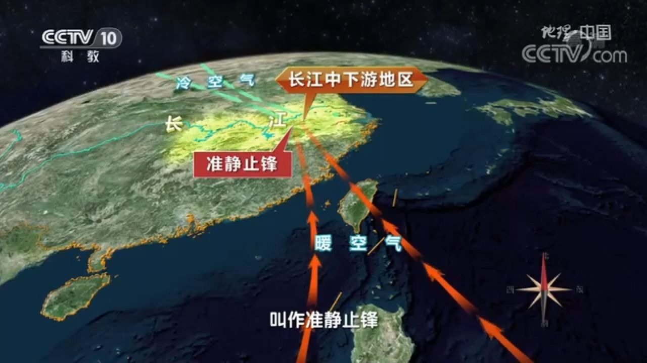 江淮准静止锋——梅雨的成因