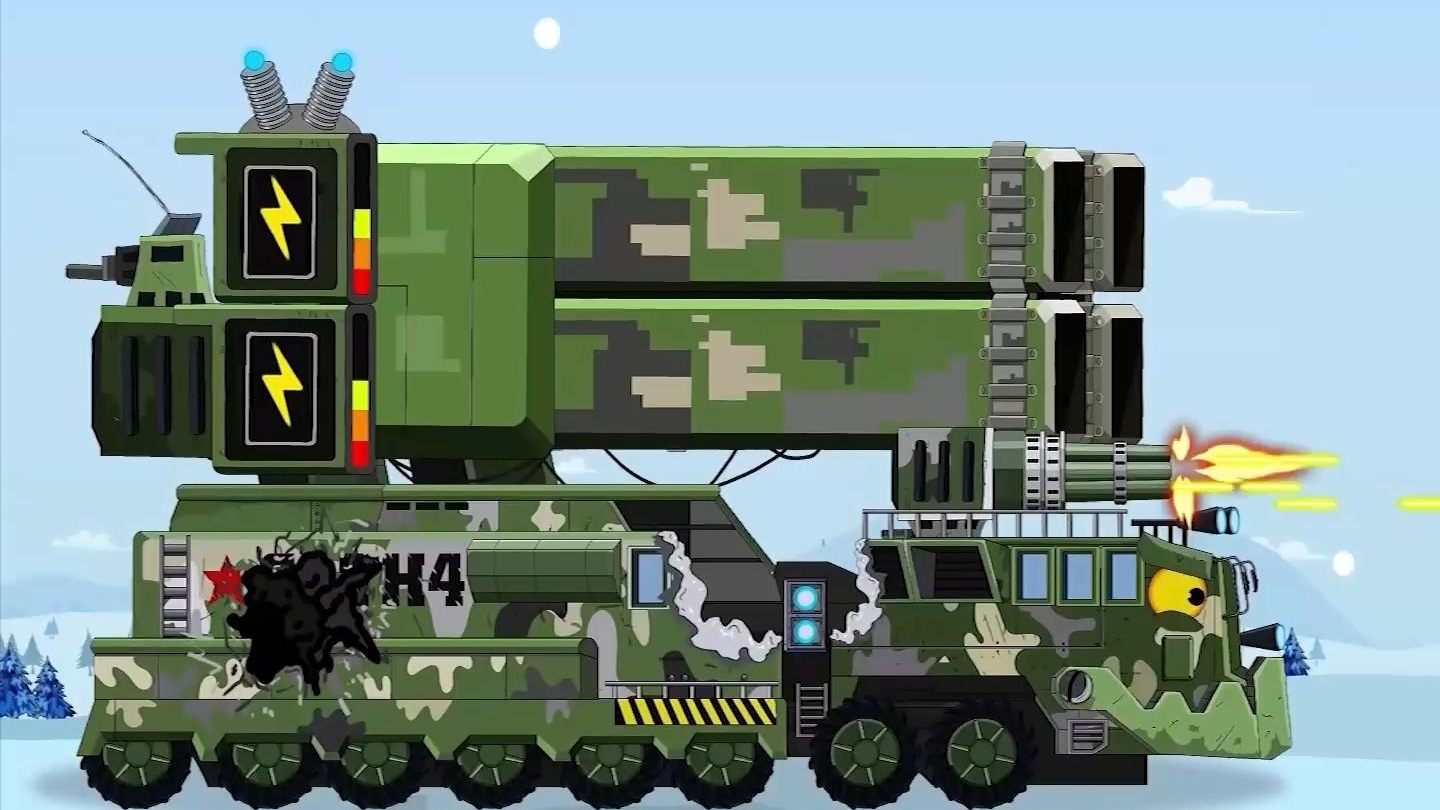 〖坦克动画〗钢铁洪流破云来袭！超燃坦克集群冲锋震撼动画实录| 关于坦克的动画片