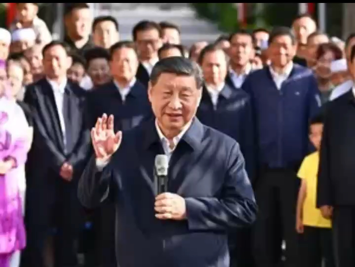 习近平总书记在宁夏考察调研.哔哩哔哩bilibili