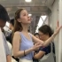 杭州地铁遇到这位小姐姐，这颜值爱了，像热巴？