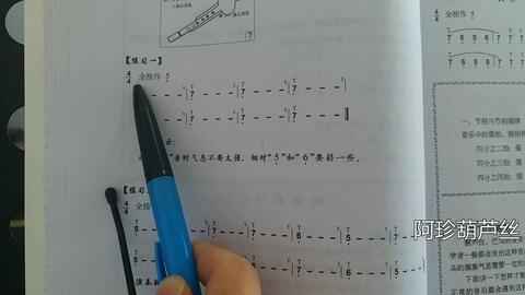 葫芦丝指法练习曲谱(4)