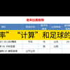 概率，计算和足球的关系以及比赛分析