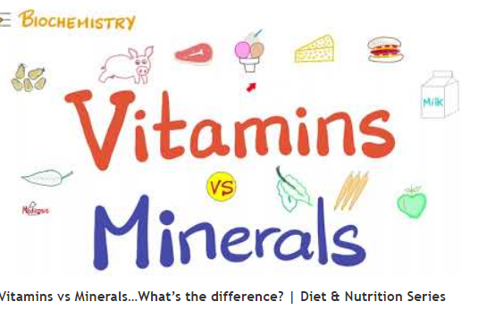 维生素与矿物质有什么区别？Vitamins vs Minerals..What’s the difference|Diet & Nutrition Series