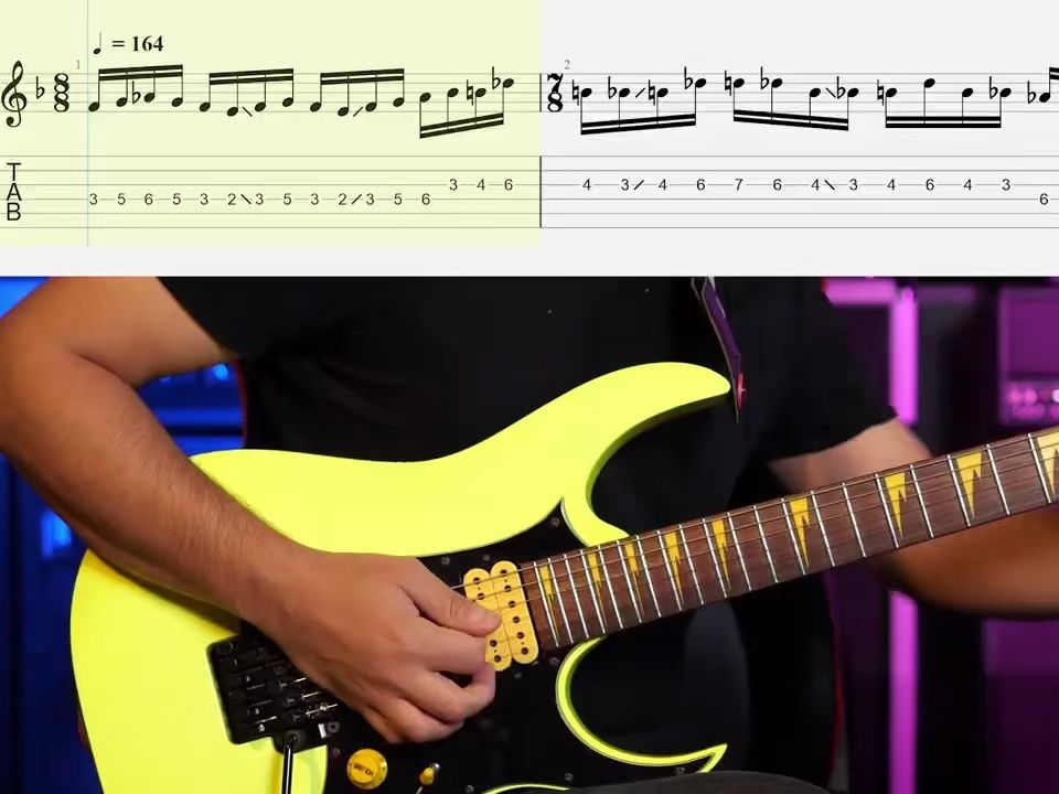 「电吉他」这个练习可以解决左右手同步问题｜电吉他基本功｜交替拨弦