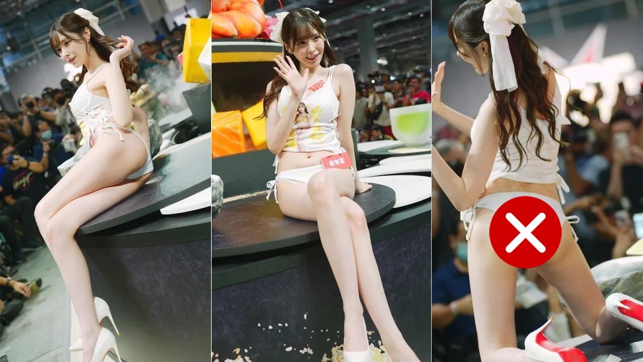 湾湾成人展 新有菜《桥本有腿退役啦 呜呜~》 寿司旋转展台 南港展覽館 TRE