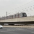 北京地铁14号线疾速驶过永定河特大桥