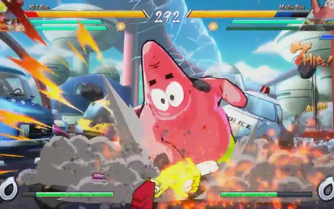 《龙珠z》海绵宝宝mod 两个次元的碰撞 dragon ball fighterz