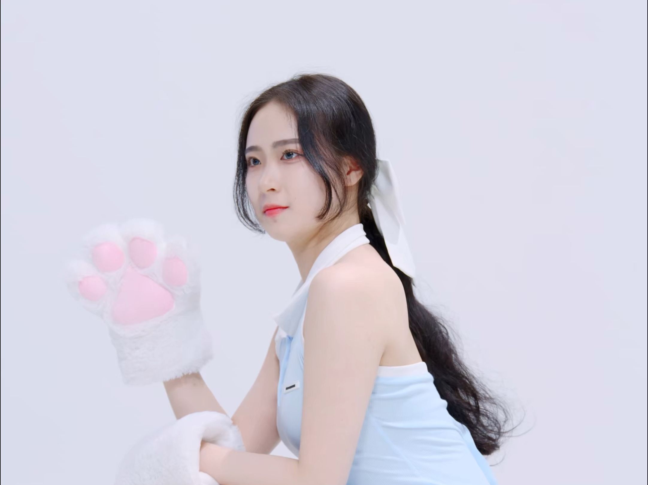 郑仁 like a cat 浅蓝