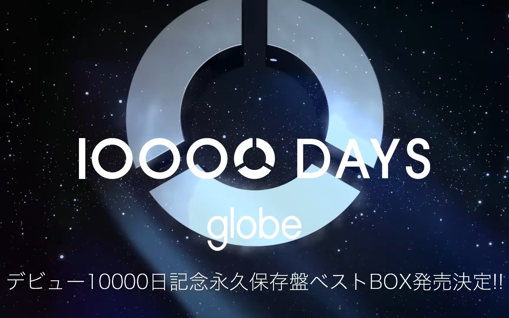 10000 DAYS globe-