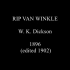 【默片 短片】瑞普·凡·温克Rip Van Winkle（1903美国）【威廉·K·L·迪克森William K .L.